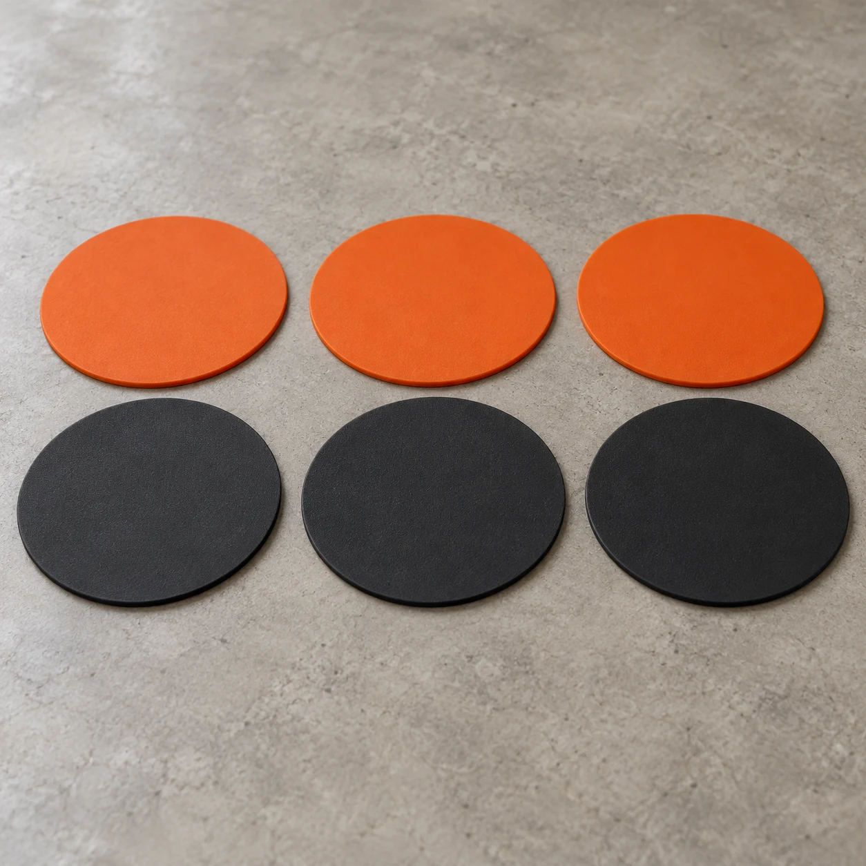 Flat court marker set